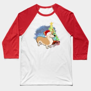 A Corgi Christmas Baseball T-Shirt